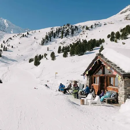Le Panorama - 54 A Arolla Face Aux Montagnes A 150m Des Pistes דירה
