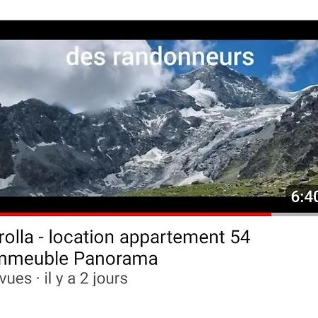Appartement Le Panorama - 54 A Arolla Face Aux Montagnes A 150m Des Pistes Evolène