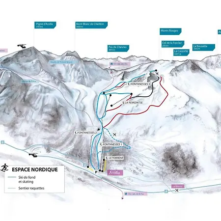 Le Panorama - 54 A Arolla Face Aux Montagnes A 150m Des Pistes *